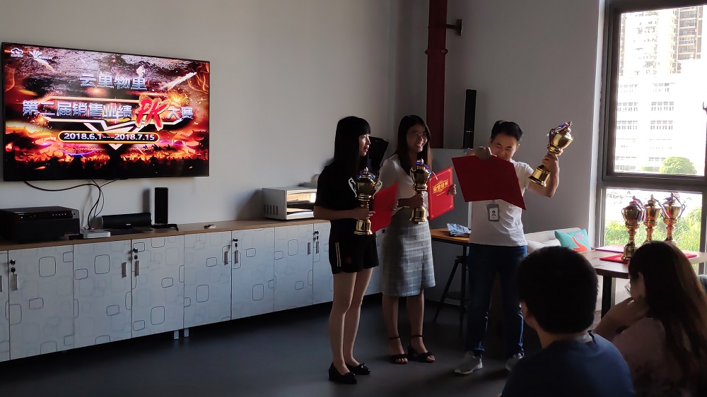 云里物里2018年第二屆銷售業(yè)績(jī)PK大賽總結(jié)暨頒獎(jiǎng)典禮順利舉行