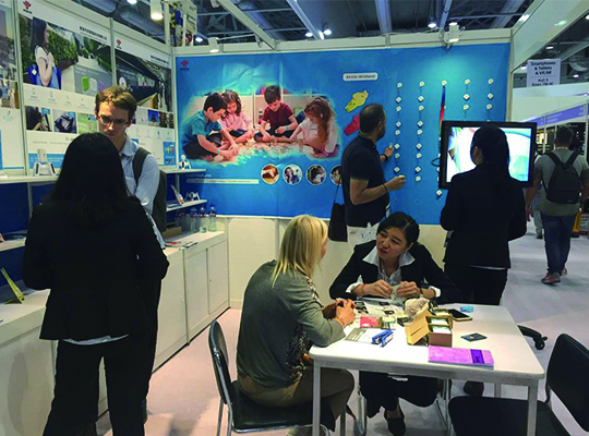 創新微攜帶S1溫濕度傳感器亮相環球資源電子展