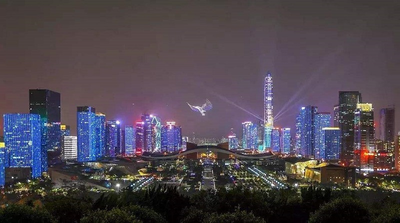 深圳燈光秀采用什么無線通訊技術？